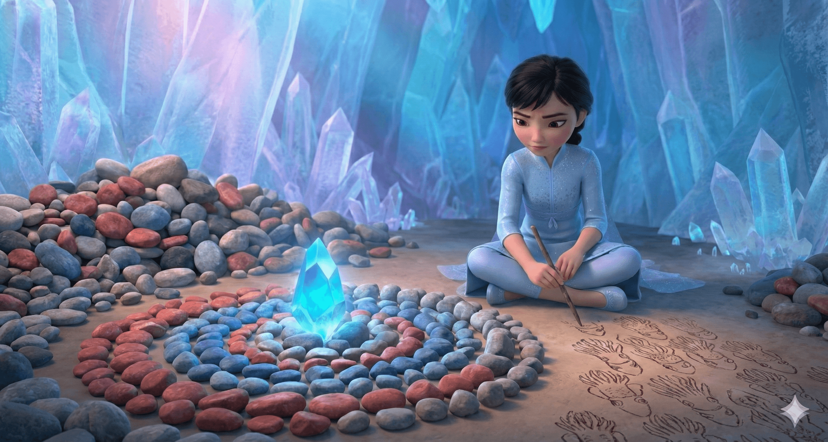 Illustration for panel 6: Sorting the Chaos